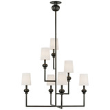 Large Chandeliers Candle by Visual Comfort Signature ( 268 | PCD 5100BZ-L Comtesse ) 