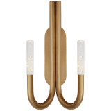Sconces Double Glass by Visual Comfort Signature ( 268 | KW 2283AB-SG Rousseau ) 