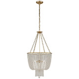 Mini Chandeliers Glass Shade by Visual Comfort Signature ( 268 | ARN 5102HAB-CG Jacqueline ) 