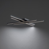Flush Mounts Geometric/Linear by W.A.C. Lighting ( 34 | FM-73132-BK Parallax ) 