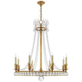 Mid. Chandeliers Candle by Visual Comfort Signature ( 268 | SN 5108HAB Regency ) 