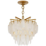Mini Chandeliers Glass Shade by Visual Comfort Signature ( 268 | CHC 4911AB-ALB Cora ) 