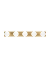 Bathroom Fixtures Five+Lights by Visual Comfort Modern ( 182 | SLBA124NB-L Orbel ) 