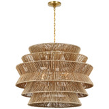 Large Chandeliers Drum Shade by Visual Comfort Signature ( 268 | CHC 5017AB/NAB Antigua ) 