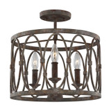 Semi-Flush Mts. Cage by Visual Comfort Studio ( 454 | SF346DA Patrice ) 