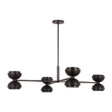 Large Chandeliers Metal Shade by Visual Comfort Modern ( 182 | SLCH13727BZ Shanti ) 