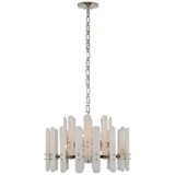 Mid. Chandeliers Glass Up by Visual Comfort Signature ( 268 | ARN 5124PN-ALB Bonnington ) 