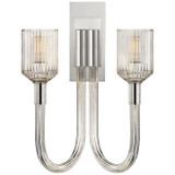 Sconces Double Glass by Visual Comfort Signature ( 268 | KW 2404CRB/PN Reverie ) 