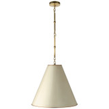 Pendants Fabric Shade by Visual Comfort Signature ( 268 | TOB 5091HAB-AW Goodman ) 