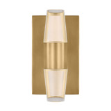 Sconces Double Glass by Visual Comfort Modern ( 182 | SLWS31327NB-277 Lassell ) 