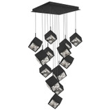 Pendants Multi-port/Cascade by W.A.C. Lighting ( 34 | PD-29313S-BK Ice Cube ) 