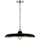Pendants Metal Shade by Visual Comfort Signature ( 268 | TOB 5115PN-AI Piatto ) 