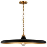 Pendants Metal Shade by Visual Comfort Signature ( 268 | TOB 5116HAB-AI Piatto ) 