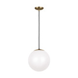 Pendants Glass Down by Visual Comfort Studio ( 454 | 6022EN3-848 Leo - Hanging Globe ) 