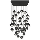 Pendants Multi-port/Cascade by W.A.C. Lighting ( 34 | PD-29341S-BK Ice Cube ) 