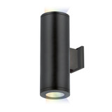 Exterior Wall Mount by W.A.C. Lighting ( 34 | DS-WD05-NS-CC-BK Tube Arch ) 