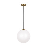 Pendants Glass Down by Visual Comfort Studio ( 454 | 6024EN3-848 Leo - Hanging Globe ) 