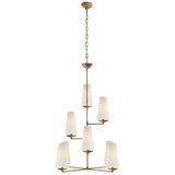 Large Chandeliers Candle by Visual Comfort Signature ( 268 | ARN 5204GP-L Fontaine ) 