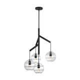 Mid. Chandeliers Glass Down by Visual Comfort Modern ( 182 | 700SDNMPR1CB-LED927 Sedona ) 