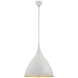 Pendants Metal Shade by Visual Comfort Signature ( 268 | ARN 5351PW Agnes ) 