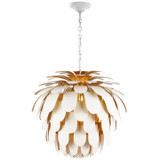 Large Chandeliers Metal Shade by Visual Comfort Signature ( 268 | CHC 5158WHT/G Cynara ) 
