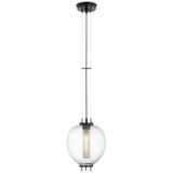 Mini Pendants Glass Down by Visual Comfort Signature ( 268 | RB 5096BZ-CG Taro ) 