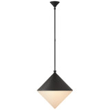 Pendants Glass Down by Visual Comfort Signature ( 268 | ARN 5357BLK-WG Sarnen ) 