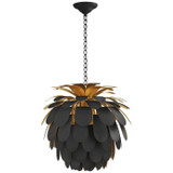 Mid. Chandeliers Metal Shade by Visual Comfort Signature ( 268 | CHC 5165MBK/G Cynara ) 