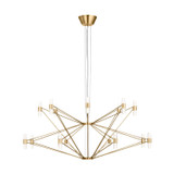 Large Chandeliers Glass Shade by Visual Comfort Modern ( 182 | SLCH24727NB Lassell ) 