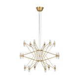 Large Chandeliers Glass Shade by Visual Comfort Modern ( 182 | SLCH24827NB Lassell ) 