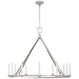 Large Chandeliers Candle by Visual Comfort Signature ( 268 | CHC 5173PN Darlana Ring ) 