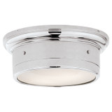 Flush Mounts Drum Shade by Visual Comfort Signature ( 268 | SS 4015CH-WG Siena2 ) 