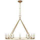 Large Chandeliers Candle by Visual Comfort Signature ( 268 | CHC 5174AB Darlana Ring ) 