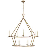 Large Chandeliers Candle by Visual Comfort Signature ( 268 | CHC 5199GI Darlana Ring ) 