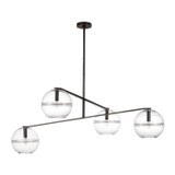 Large Chandeliers Glass Shade by Visual Comfort Modern ( 182 | SLCH355CBF-L Lowing ) 