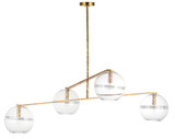 Large Chandeliers Glass Shade by Visual Comfort Modern ( 182 | SLCH355CPAB-L Lowing ) 