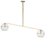 Linear/Island 2 Light Bar by Visual Comfort Modern ( 182 | SLCH356CPAB Lowing ) 