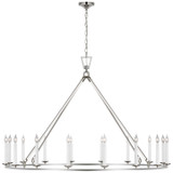 Large Chandeliers Candle by Visual Comfort Signature ( 268 | CHC 5275PN Darlana Ring ) 