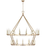 Large Chandeliers Candle by Visual Comfort Signature ( 268 | CHC 5277AB Darlana Ring ) 