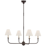 Linear/Island 4 Light + by Visual Comfort Signature ( 268 | TOB 5451AI/EBO-L Piaf ) 