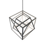 Large Chandeliers Glass Shade by W.A.C. Lighting ( 34 | PD-51050-BK Atlas ) 