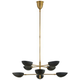 Large Chandeliers Metal Shade by Visual Comfort Signature ( 268 | ARN 5501HAB-BLK Graphic ) 