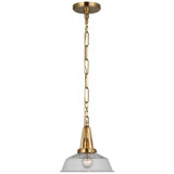 Mini Pendants Glass Down by Visual Comfort Signature ( 268 | CHC 5460AB-CG Layton ) 