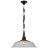 Pendants Glass Down by Visual Comfort Signature ( 268 | CHC 5462BZ-CG Layton ) 