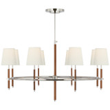 Large Chandeliers Candle by Visual Comfort Signature ( 268 | TOB 5588PN/NAT-L Bryant Wrapped ) 