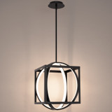 Pendants Open Frame by W.A.C. Lighting ( 34 | PD-57327-BK Geometrix ) 