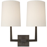 Sconces Double Candle by Visual Comfort Signature ( 268 | BBL 2084BZ-L Ojai ) 