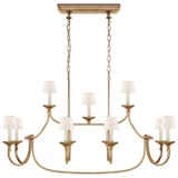 Linear/Island 4 Light + by Visual Comfort Signature ( 268 | CHC 5495GI-L Flemish ) 