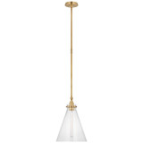 Pendants Glass Down by Visual Comfort Signature ( 268 | CHC 5530AB-CG Parkington ) 