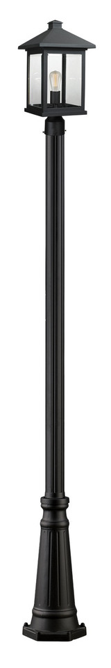 Exterior Post/Pier Head by Z-Lite ( 224 | 531PHBR-519P-BK Portland ) 